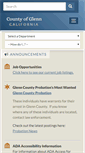 Mobile Screenshot of countyofglenn.net